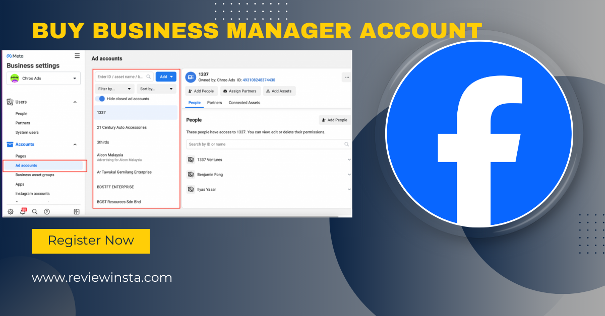 Buy business manager account