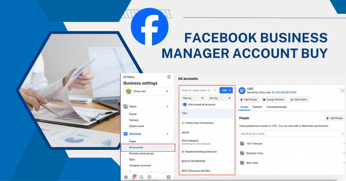 Facebook business manager account buy