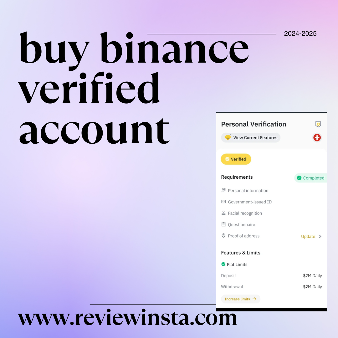 buy binance verified account
