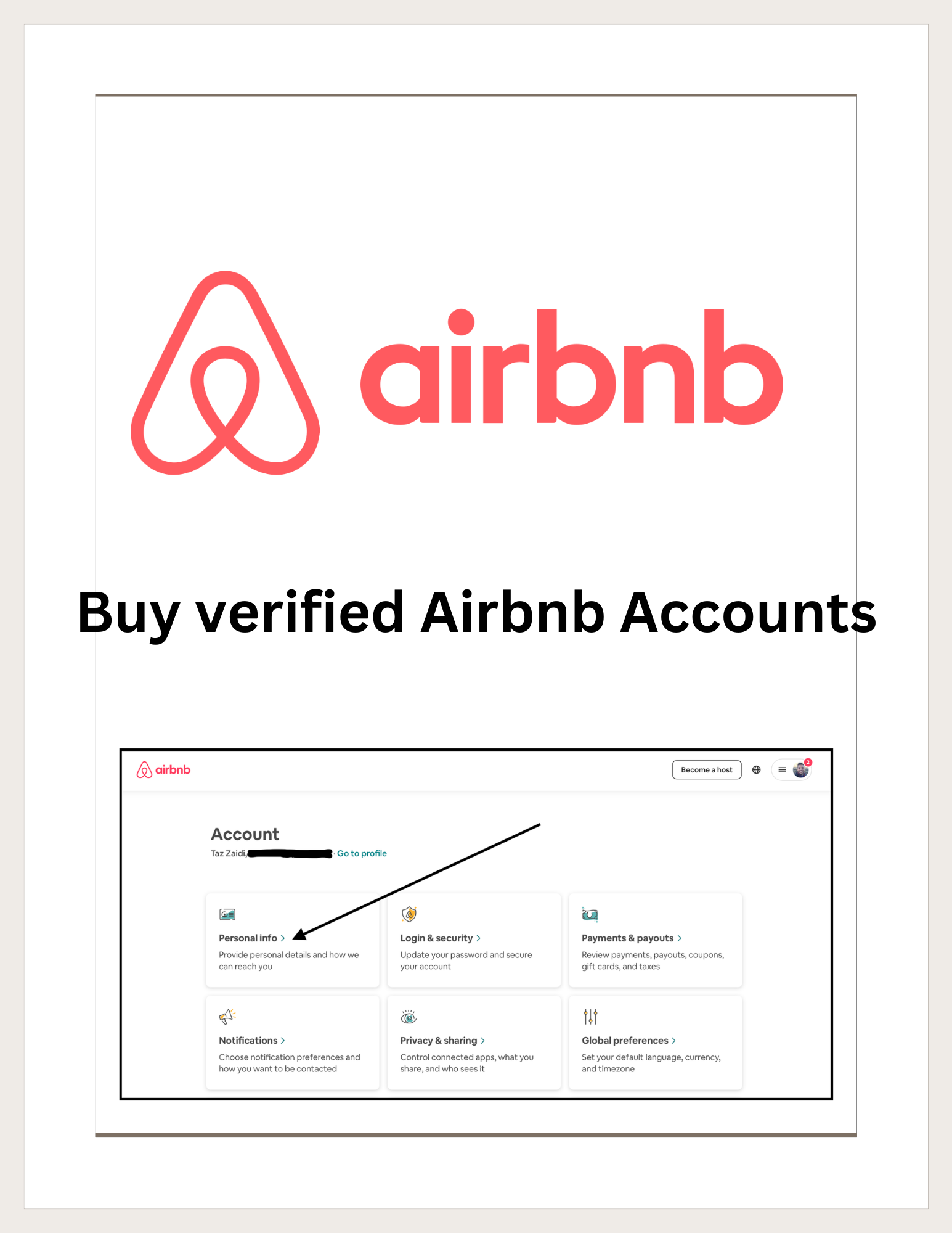 Buy verified Airbnb Accounts