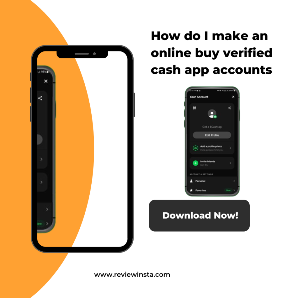 How do I make an online buy verified cash app accounts